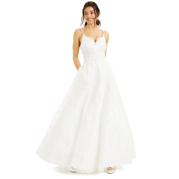 Say Yes to the Prom Embroidered Gown - Picture 1 of 1